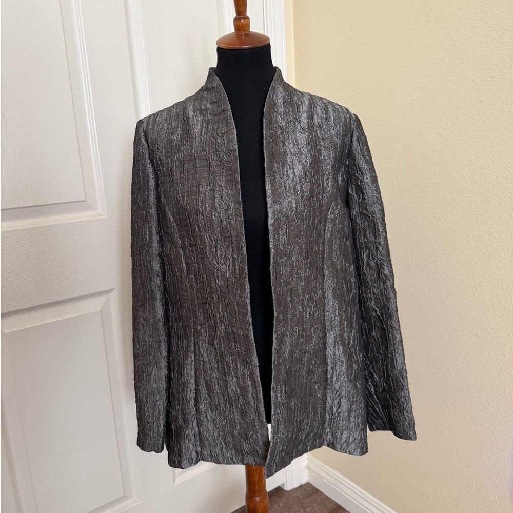 Coldwater Creek Textured Gray Women's Blazer